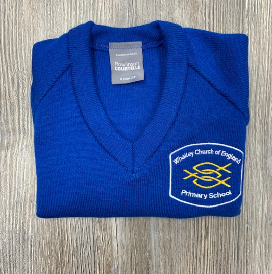 Whalley Primary V-neck School Jumper