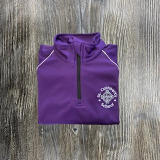 St Cuthbert's C of E Primary School 1/4 Zip PE Tops