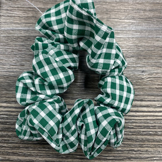 Gingham Check Scrunchie