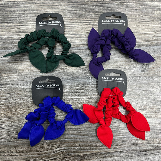 Bunny Earred Hair School Scrunchie